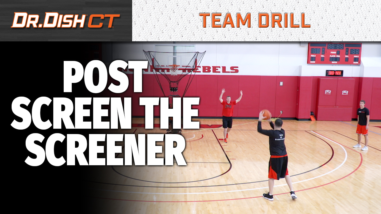 Basketball Drills UNLV Post Screen the Screener